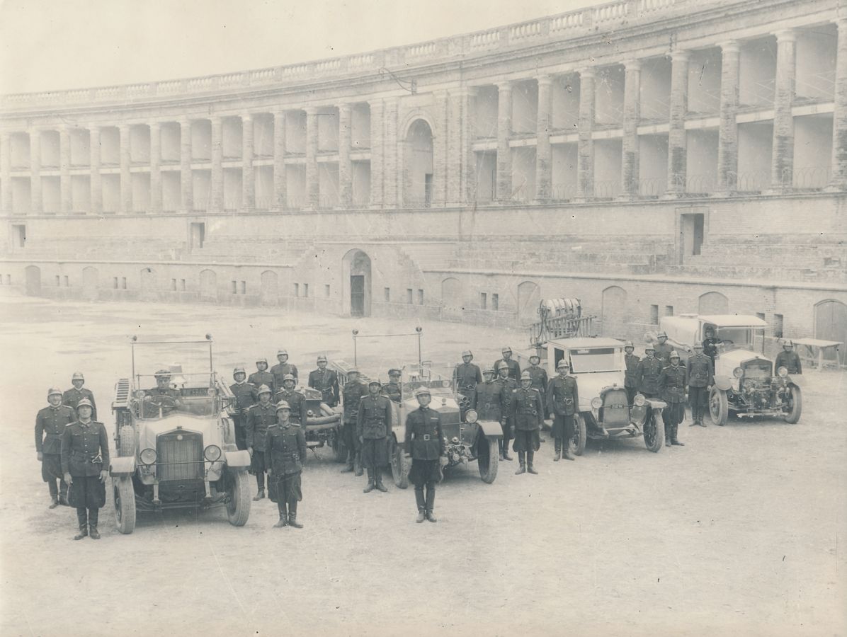 Corpo dei Pompieri anni_30, Biblioteca Comunale Mozzi Borgetti